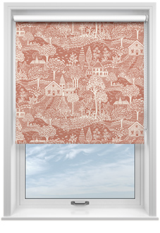 Novel, Burnt Orange - Twist&Fit Roller Blind